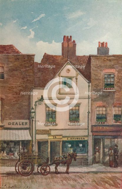 View of no 72 Cheyne Walk, Chelsea, London, 1883. Artist: John Crowther.