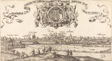 View of Nuremberg from the East [center section], 1552. Creator: Hans Sebald Lautensack