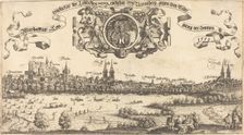 View of Nuremberg from the West [center section], 1552. Creator: Hans Sebald Lautensack