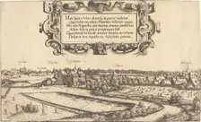 View of Nuremberg from the West [left section], 1552. Creator: Hans Sebald Lautensack