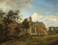 View of Nyenrode Castle, 1660. Creator: Jan van der Heyden