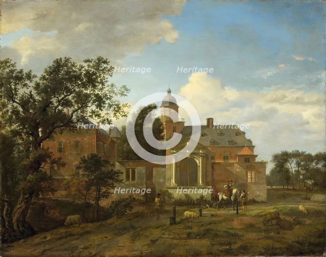 View of Nyenrode Castle, 1660. Creator: Jan van der Heyden.