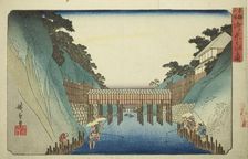 View of Ochanomizu (Ochanomizu no zu), from the series "Famous Places in the Eastern...c1832/39. Creator: Ando Hiroshige