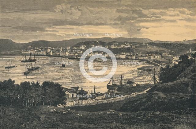 View of Oban, late 19th century. Artist: Unknown.