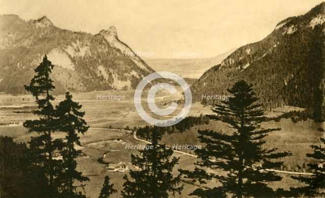 View of Oberammergau, c1922.  Creator: Unknown.