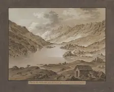 View of Oberalp Lake, late 18th-19th century. Creator: Xaver Triner