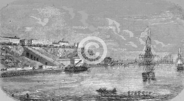 'View of Odessa; taken from the Commercial Quay', 1854. Creator: Unknown.