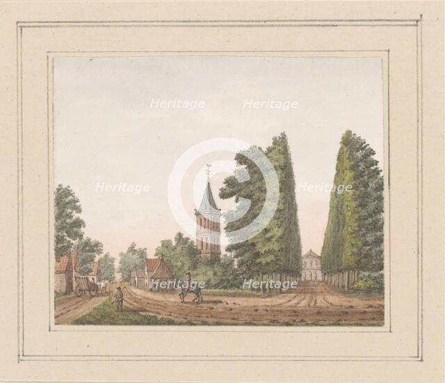 View of Oostkapelle with Huis Rijnsburg in Zeeland, c. 1750-c. 1800. Creator: Anon.