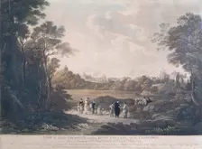 View of Old Aberdeen, including King's College and Cathedral, 1808. Creator: R Seaton