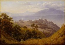 View of Olevano, probably 1834. Creator: Thomas Fearnley