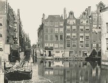 View of one of the main canals, Amsterdam, Netherlands, 1895. Creator: Unknown