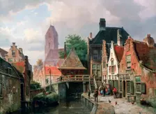 View of Oudewater c1867. Artist: Hermanus Koekkoek