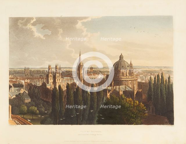 View of Oxford, 1814. Creator: Westall, William (1781-1850).