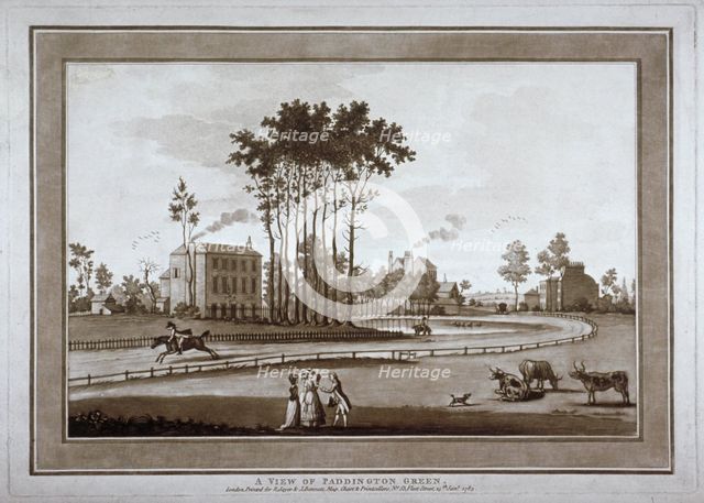 View of Paddington Green, London, 1783. Artist: Anon