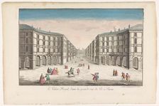 View of Palazzo Reale and Via Po in Turin, 1745-1775. Creator: Anon