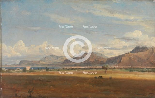 View of Palermo, 1833. Creator: Thomas Fearnley.