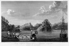 View of Papenberkh Island and Rat's Island, 1813. Creator: Ivan Vasil'evich Chesky