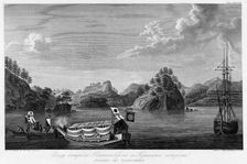 View of Papenberkh Island and Rat's Island, 1813. Creator: Ivan Vasil'evich Chesky