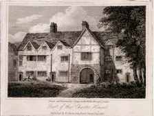 View of part of the Charterhouse, Finsbury, London, 1816. Artist: John Greig