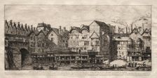 View of Part of the City of Paris, Towards the Close of the 17th Century, 1861. Creator: Charles Meryon (French, 1821-1868)