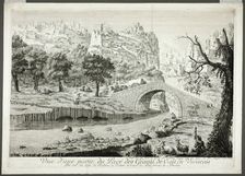 View of Part of the Pathway of the Giants of Vals in Vivarais, c. 1778. Creator: Arnault Éloi Gautier D’Agoty