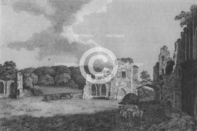 'View of part of  the Ruins of the Abbey of St. Agatha: near Eastby, Yorkshire', 1791. Artist: Unknown.