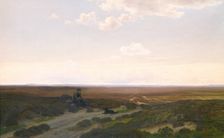 View of Pårup Moors near Silkeborg, Jutland, 1868. Creator: Hans Gabriel Friis
