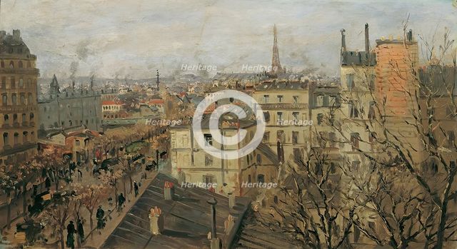 View of Paris, 1890. Creator: Theodor von Hormann.