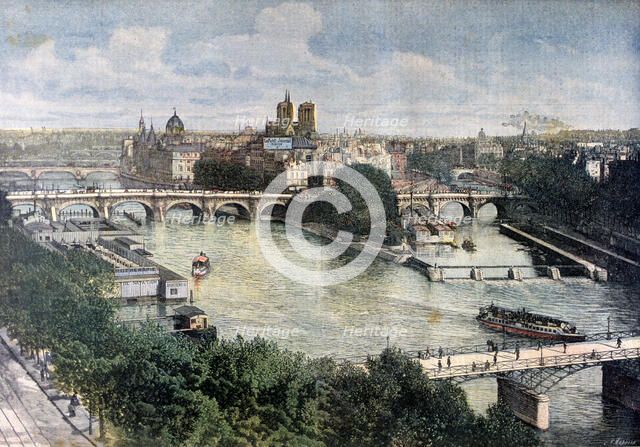 View of Paris, 1892. Artist: Henri Meyer