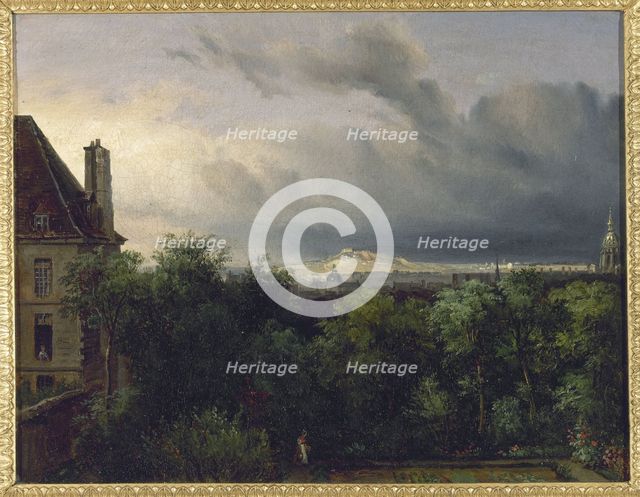 View of Paris, taken from Montparnasse, 1829. Creator: Unknown.