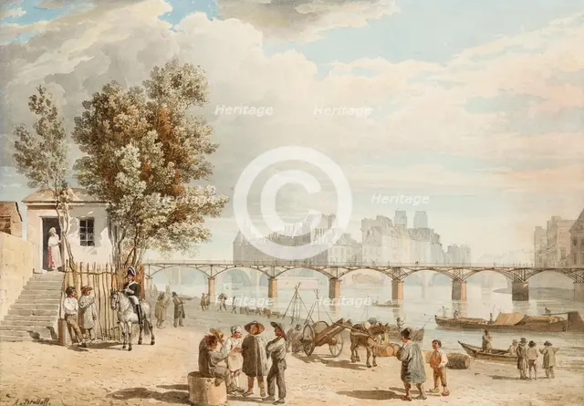 View of Paris. Artist: Briullov, Alexander Pavlovich (1798-1877)