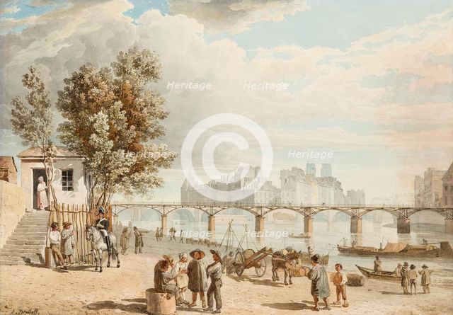 View of Paris. Artist: Briullov, Alexander Pavlovich (1798-1877)