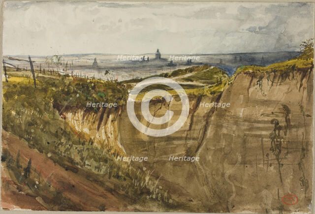 View of Paris, from Meuden, n.d. Creator: Paul Huet.