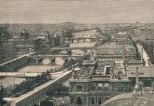 View of Paris, Showng The Seven Bridges 1882