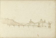 View of Passau on the Danube, 1820-1896. Creator: Kasparus Karsen