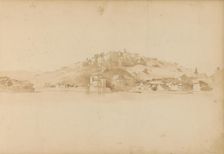 View of Passau with the Veste Oberhaus on the Georgsberg, 1820-1896. Creator: Kasparus Karsen
