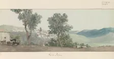 View of Paterno, 1778. Creator: Louis Ducros