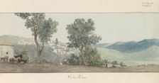 View of Paterno, 1778. Creator: Louis Ducros