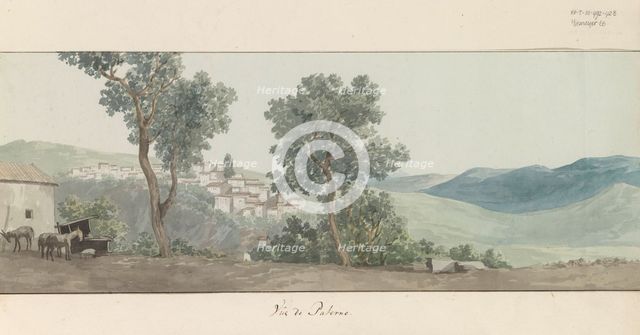 View of Paterno, 1778. Creator: Louis Ducros.
