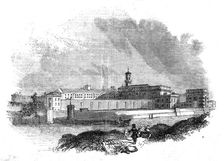 View of Pentonville Prison, 1842. Creator: Unknown