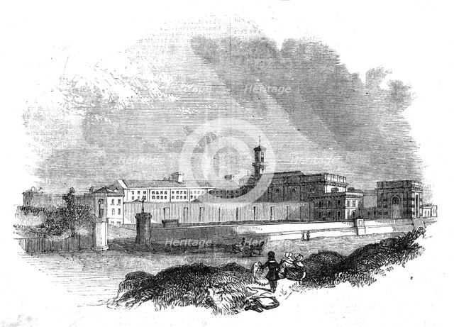 View of Pentonville Prison, 1842. Creator: Unknown.