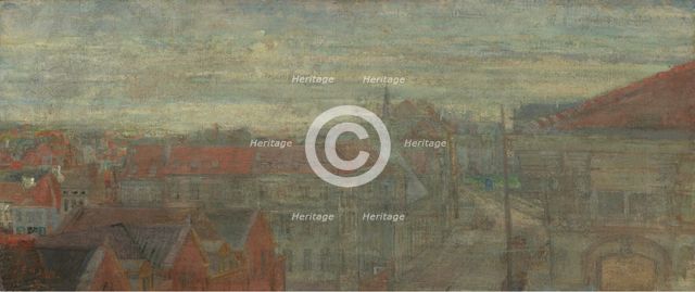 View of Phnosia. Luminous Waves and Vibrations, 1890. Creator: James Ensor.