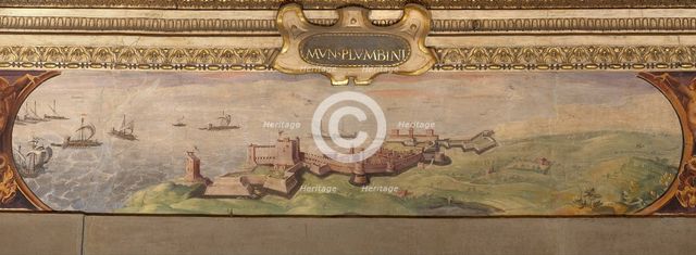 View of Piombino, 1557-1558. Artist: Vasari, Giorgio (1511-1574)
