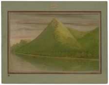 View of "Pike's Tent", 1861/1869. Creator: George Catlin
