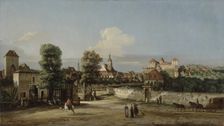 View of Pirna from the West, from the Corner of Wide Street, 1755. Creator: Bernardo Bellotto
