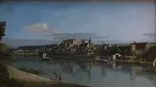 View of Pirna from the Right Bank of the Elba, 1753. Creator: Bernardo Bellotto