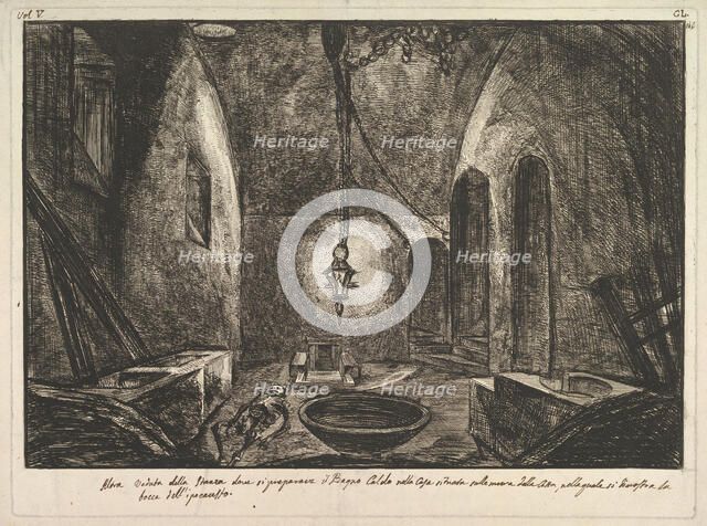 View of Pompeii (Altra veduta della Stanza dove si preparava il Bogno Caldo . . . ).n.d. Creator: Francesco Piranesi.