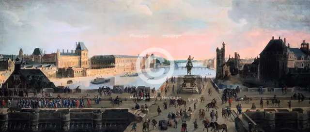 'View of Pont Neuf', Paris, c1635. Artist: Anon