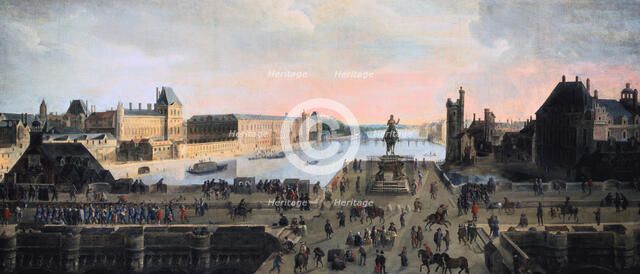 'View of Pont Neuf', Paris, c1635. Artist: Anon
