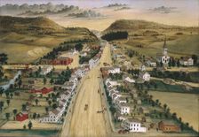View of Poestenkill, New York, ca. 1870. Creator: Joseph H. Hidley